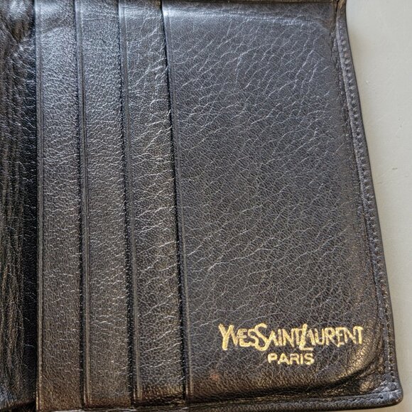 Yves Saint Laurent Men's Vintage Leather Wallet (YSL) - Picture 3 of 8